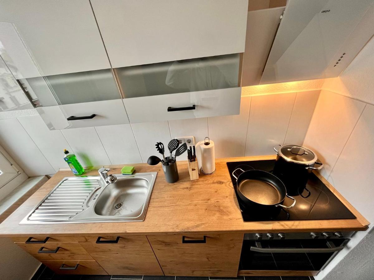Kmhosting Zentrum Modern Appartement - Kingsize Boxspringbett Chemnitz Luaran gambar